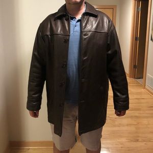 Marc New York means leather jacket